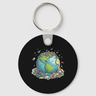 Anti Littering No Environment Environmental Protec Keychain