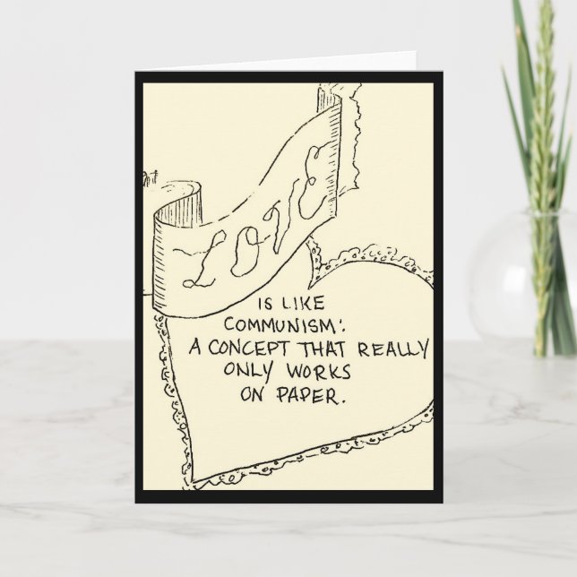 Anti-love card (Front)