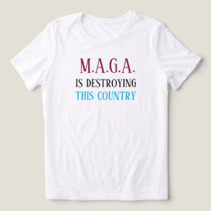 Anti-MAGA message Tri-Blend Shirt