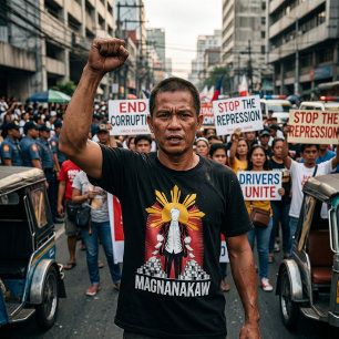 Anti Marcos Filipino Corruption Protest T-Shirt