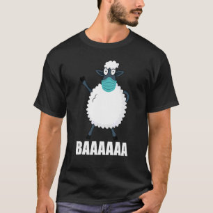 Anti Mask Sheep Or Sheeple With Face Mask Sheep  T T-Shirt