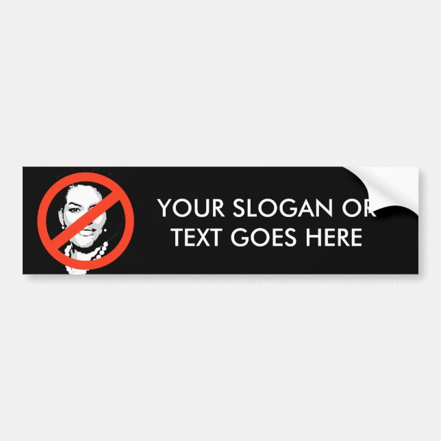 ANTI-MICHELLE OBAMA BUMPER STICKER (Front)