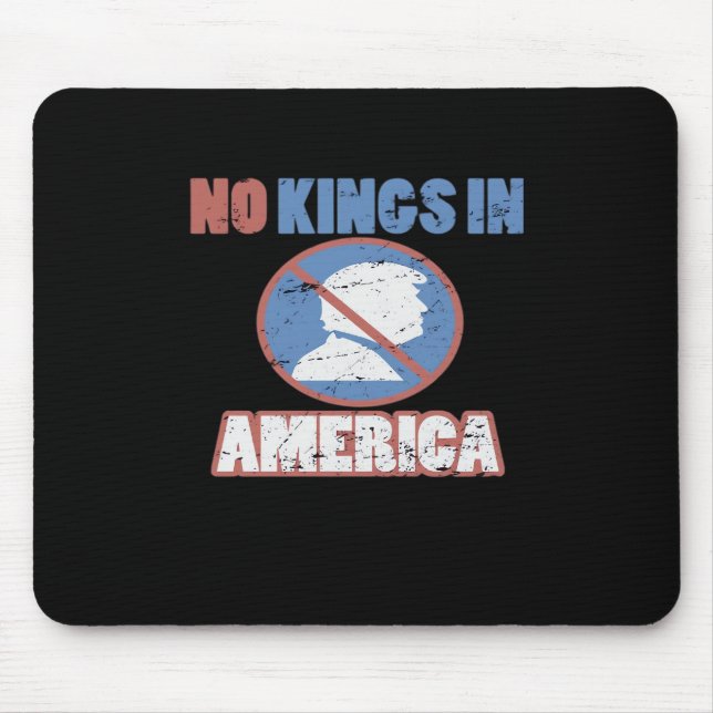 Anti- No Kings In America Classic Mouse Pad (Front)