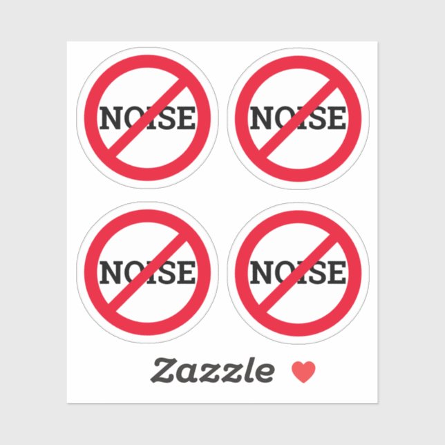 Anti Noise small Sticker (Sheet)