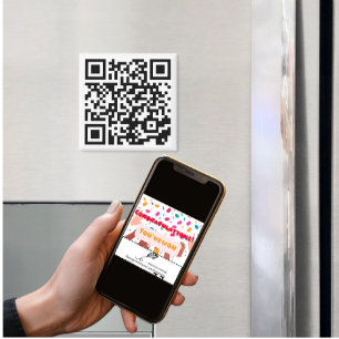  Anti-Nosy People QR Code   Funny Magnet