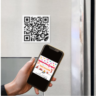 Anti-Nosy People QR Code | Funny Magnet