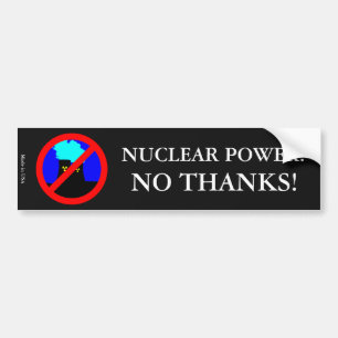 Anti-Nuclear Power Bumper Sticker