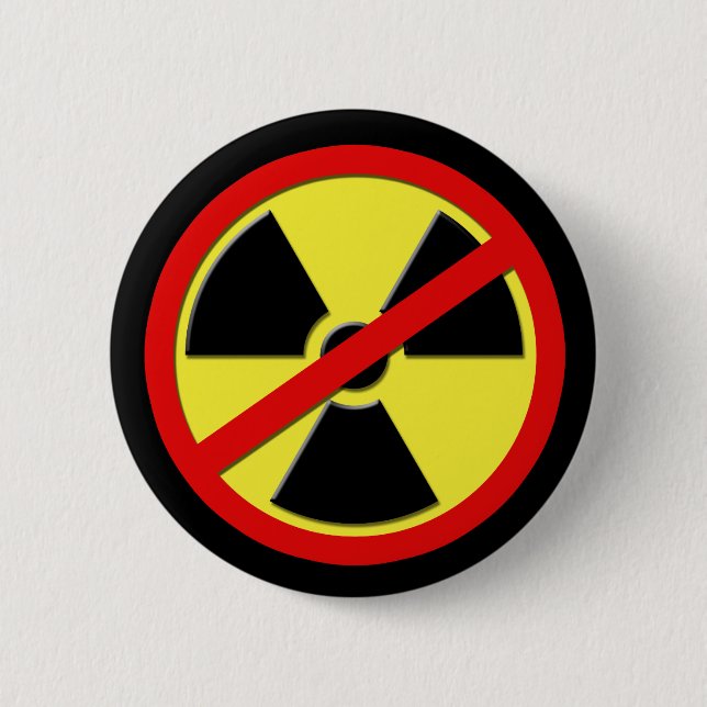 Anti Nukes 2 Inch Round Button (Front)