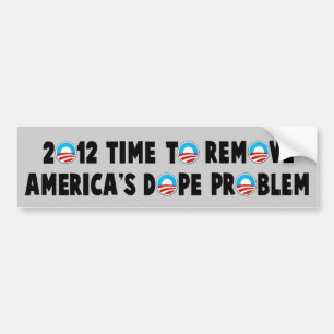 Anti Obama 2012 Bumper Sticker