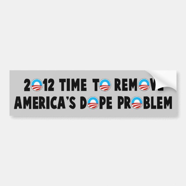 Anti Obama 2012 Bumper Sticker (Front)