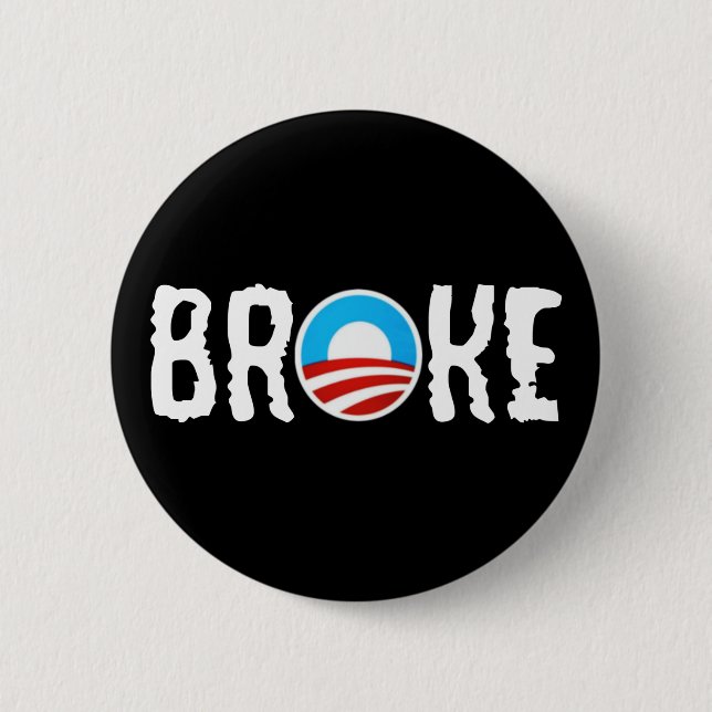 Anti Obama 2 Inch Round Button (Front)