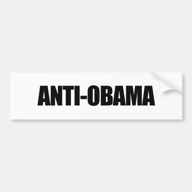 Anti-Obama - ANTIOBAMA Bumper Sticker (Front)