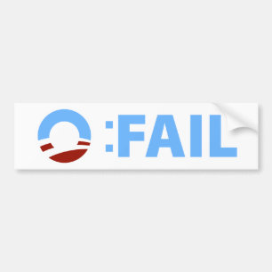 Anti-Obama: Barack Obama Fail Bumper Sticker