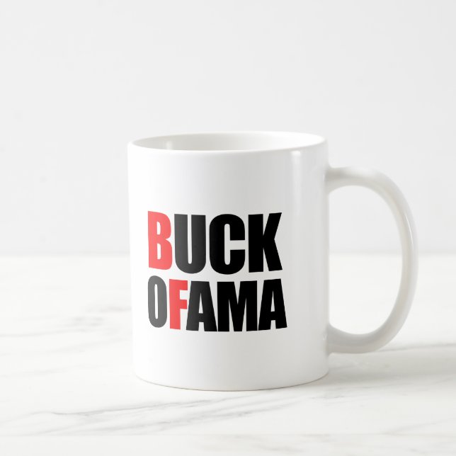 Anti-Obama - BUCK OFAMA T-SHIRT Coffee Mug (Right)