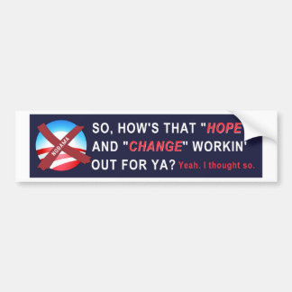 Anti-Obama Bumper Sticker