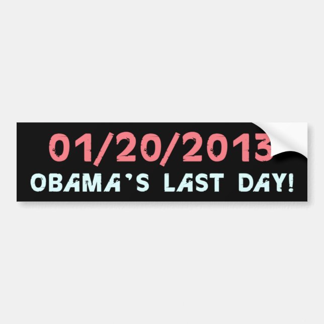 Anti Obama Bumper Sticker (Front)