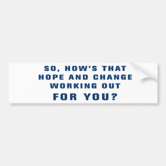 Anti-Obama Bumpersticker Bumper Sticker