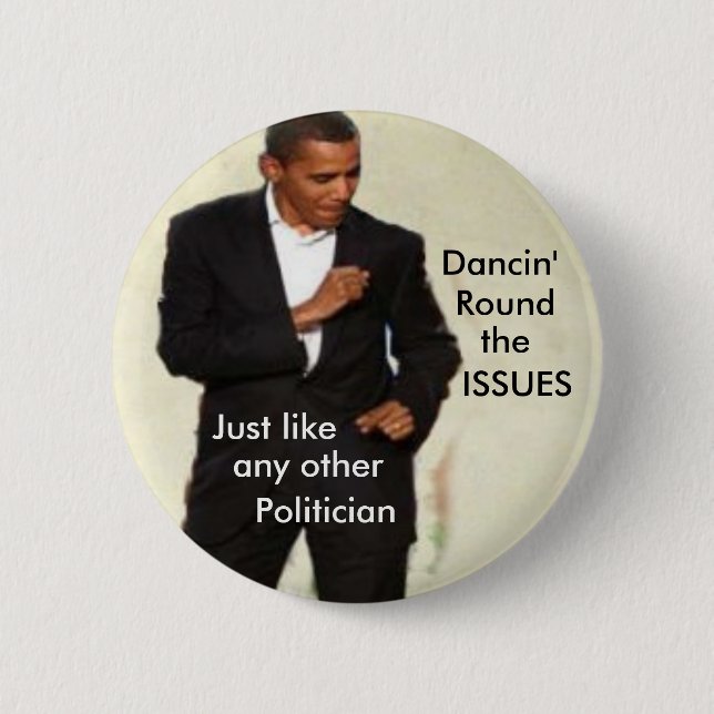Anti-Obama Dancing Button (Front)