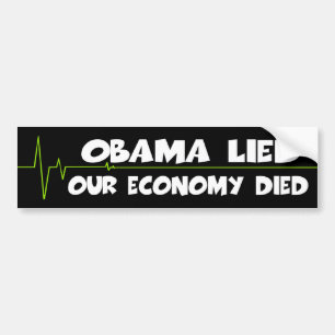 Anti Obama economy bumper stickers