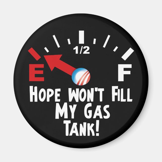 Anti Obama - Hope on Empty Magnet (Front)