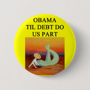 anti obama joke 2 inch round button