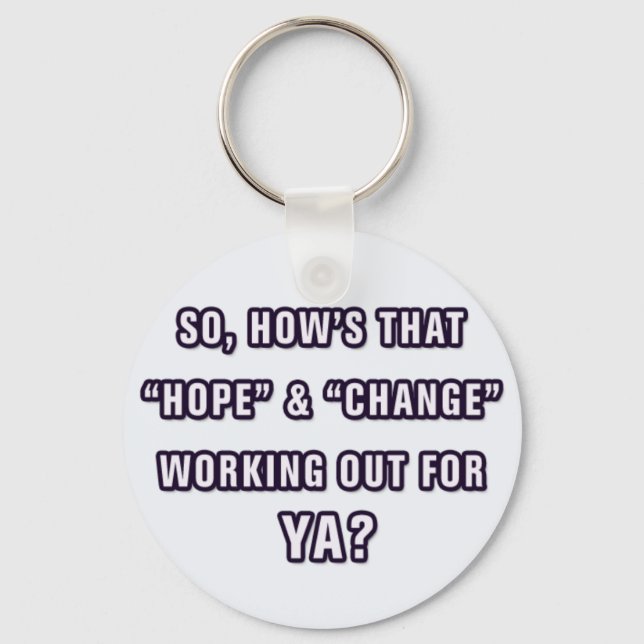 Anti Obama Keychain (Front)