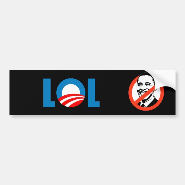 Anti-Obama - LOL Bumper Sticker (Front)