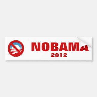 Anti Obama - NOBAMA Bumper Sticker
