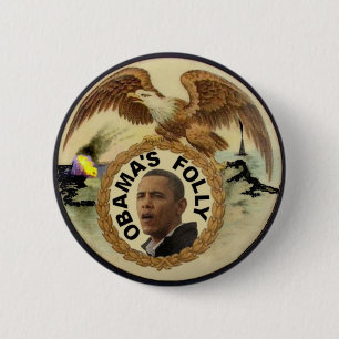 Anti-Obama Oil Spill button