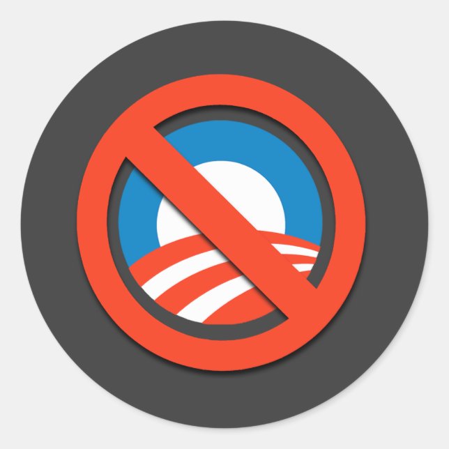 Anti-Obama T-shirts, Buttons, Stickers (Front)