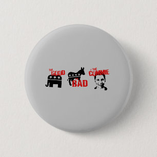 Anti-Obama - The good. The bad. The Commie 2 Inch Round Button