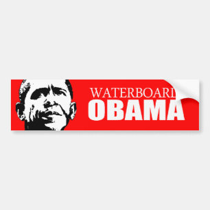 Anti-Obama - Waterboard Obama Bumper Sticker