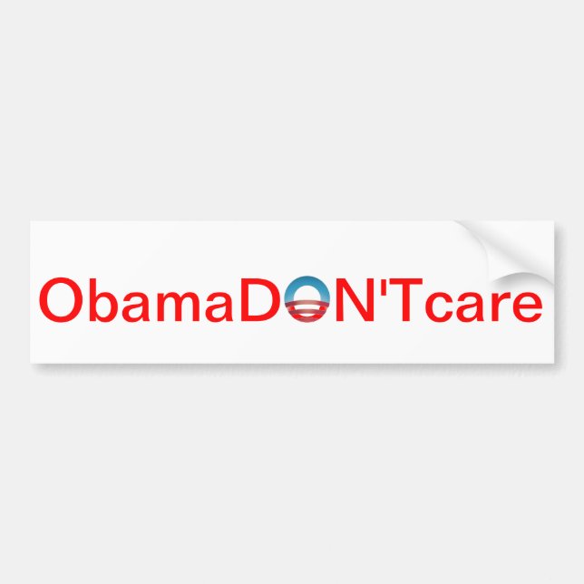 Anti Obamacare bumper sticker (Front)