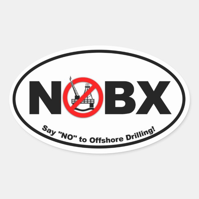 Anti-Offshore Drilling Outer Banks Sticker (Front)