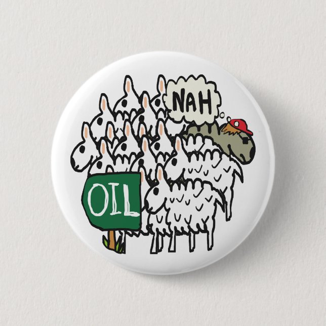 Anti Oil 2 Inch Round Button (Front)