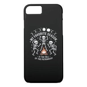Anti Patriarchy Skeleton Autumn Fall Joke Case-Mate iPhone Case