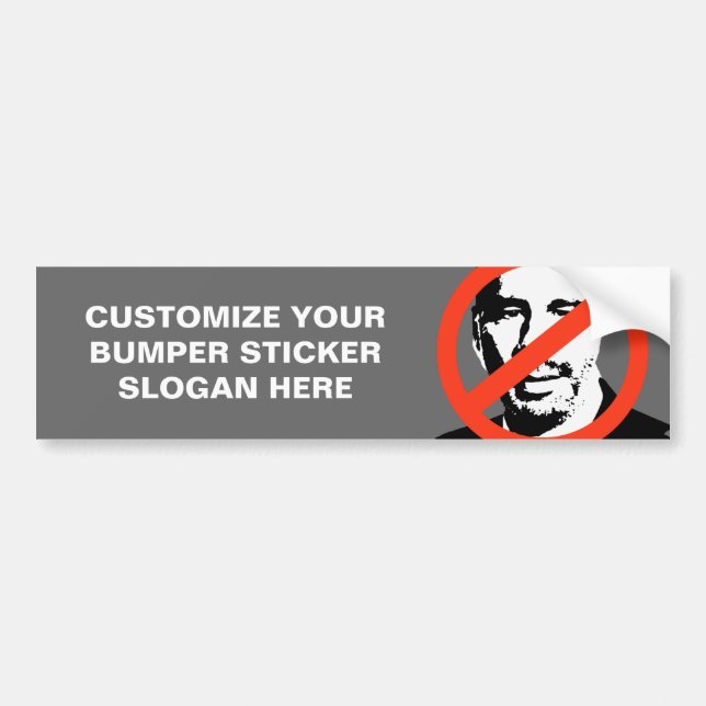 ANTI-PATTERSON - ANTI-David Patterson Bumper Sticker (Front)