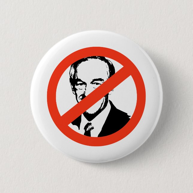 ANTI-PAUL: Anti-Ron Paul 2 Inch Round Button (Front)