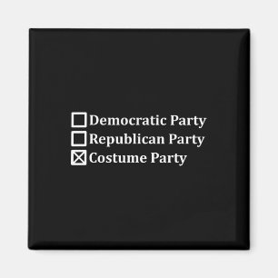 Anti-politic Democratic Republican Costume Party V Magnet