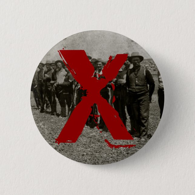 Anti-Posse II 2 Inch Round Button (Front)
