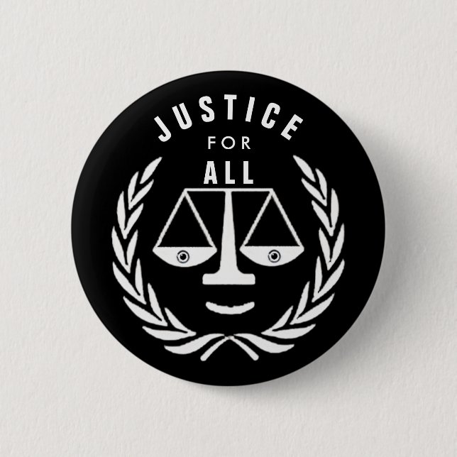 Anti-Racism 2 Inch Round Button (Front)