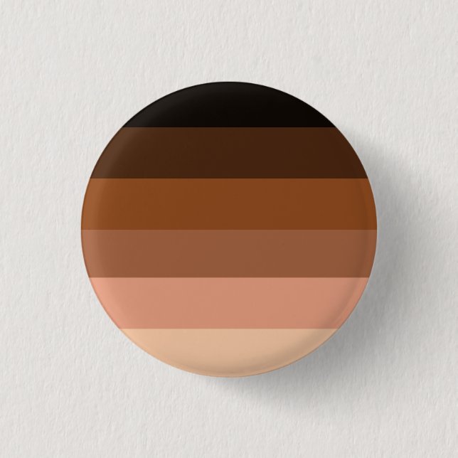 Anti-Racism BIPOC Pride Flag 1 Inch Round Button (Front)