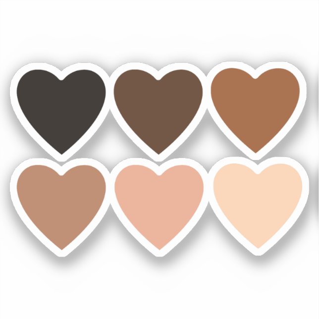 Anti-Racism Skintone Hearts (Front)