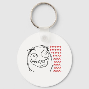 Anti-Rage Guy Keychain