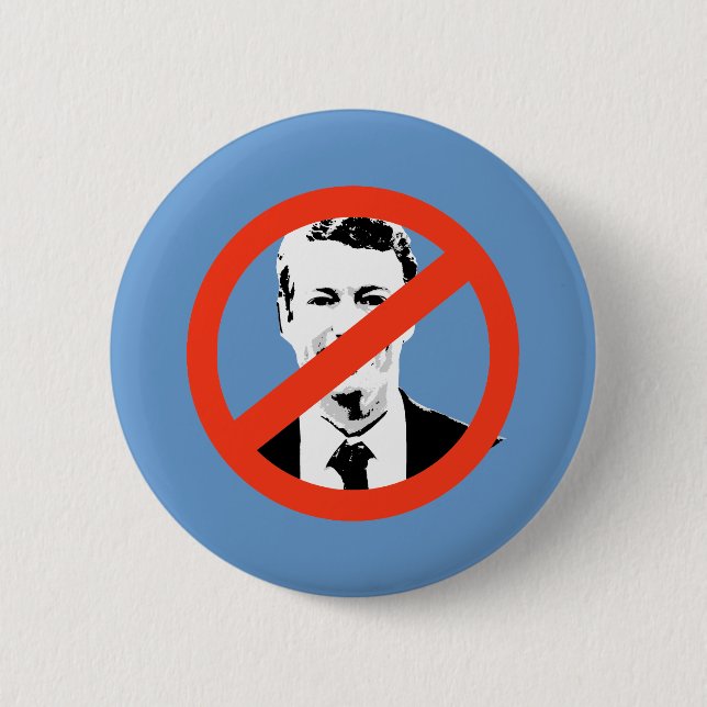 ANTI-RAND PAUL 2 INCH ROUND BUTTON (Front)