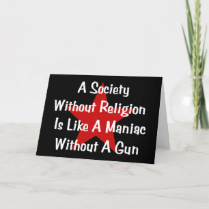 Anti-Religion Quote Card