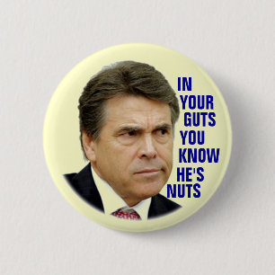 Anti-Rick Perry 2012 2 Inch Round Button