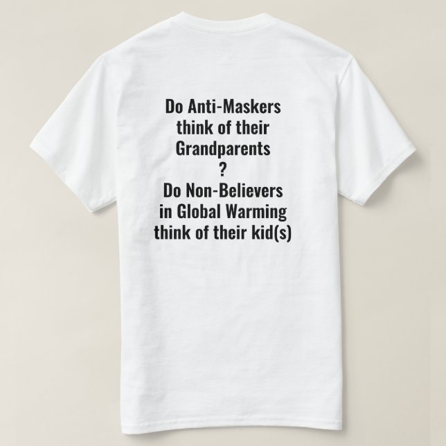 Anti Science T-Shirt (Design Back)