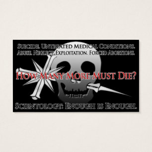 Anti-Scientology Info Card (General Public)