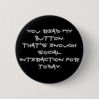 anti social 2 inch round button